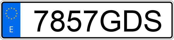 Numer rejestracyjny 7857GDS posiada MERCEDES C (204)