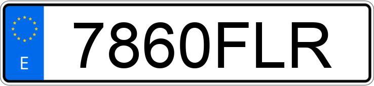 Numer rejestracyjny 7860FLR posiada BMW SERIE 5