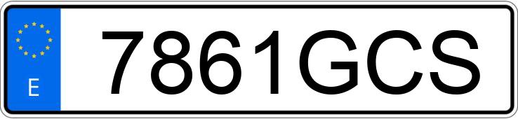 Numer rejestracyjny 7861GCS posiada OPEL CORSA