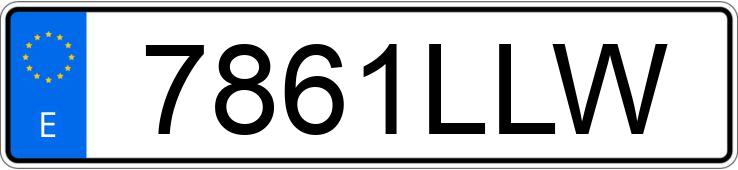 Numer rejestracyjny 7861LLW posiada AUDI Q3 Numer rejestracyjny 7861LLW posiada AUDI Q3