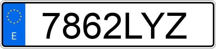 Numer rejestracyjny 7862LYZ posiada APRILIA RS Numer rejestracyjny 7862LYZ posiada APRILIA RS
