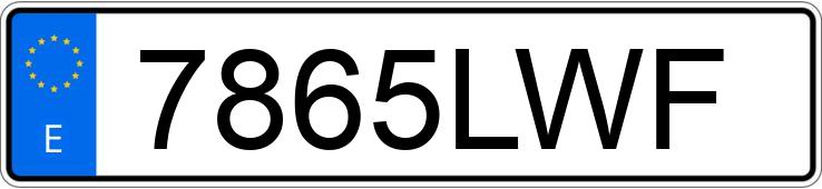 Numer rejestracyjny 7865LWF posiada MERCEDES SPRINTER Numer rejestracyjny 7865LWF posiada MERCEDES SPRINTER