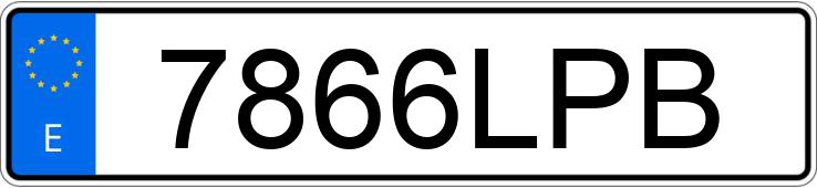 Numer rejestracyjny 7866LPB posiada BMW SERIE 1