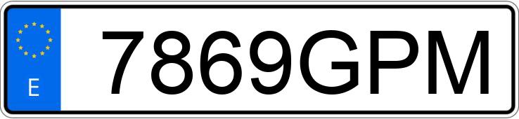 Numer rejestracyjny 7869GPM posiada MERCEDES E (212-207)