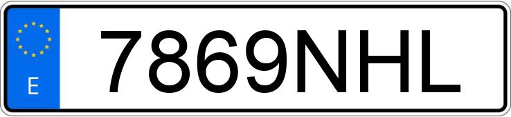 Numer rejestracyjny 7869NHL posiada PEUGEOT 2008