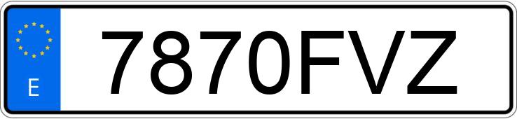 Numer rejestracyjny 7870FVZ posiada HONDA CIVIC