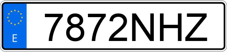 Numer rejestracyjny 7872NHZ posiada VOLKSWAGEN GOLF Numer rejestracyjny 7872NHZ posiada VOLKSWAGEN GOLF