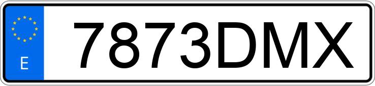 Numer rejestracyjny 7873DMX posiada VOLKSWAGEN PASSAT