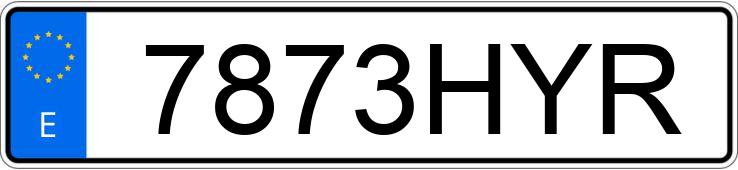 Numer rejestracyjny 7873HYR posiada FORD CUSTOM