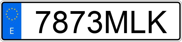 Numer rejestracyjny 7873MLK posiada AUDI A3