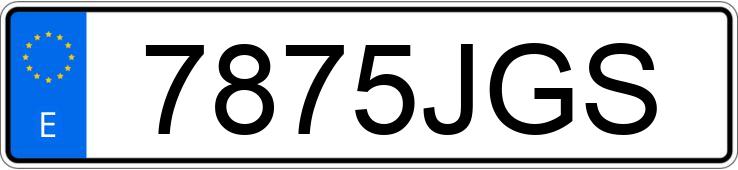 Numer rejestracyjny 7875JGS posiada AUDI A3 SPORTBACK Numer rejestracyjny 7875JGS posiada AUDI A3 SPORTBACK