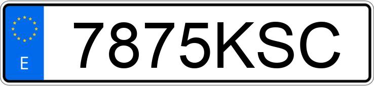 Numer rejestracyjny 7875KSC posiada SEAT LEON Numer rejestracyjny 7875KSC posiada SEAT LEON