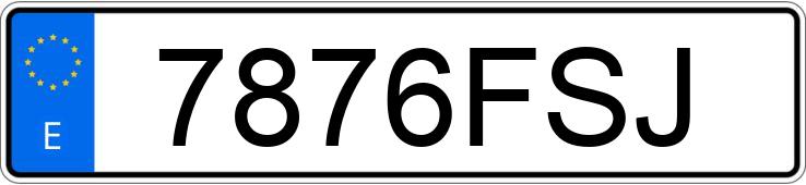 Registreringsnummer7876FSJ har RENAULT LAGUNA