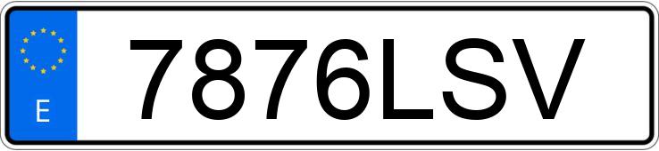 Numer rejestracyjny 7876LSV posiada HYUNDAI TUCSON