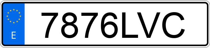 Numer rejestracyjny 7876LVC posiada PEUGEOT 3008