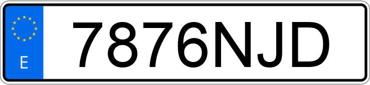 Numer rejestracyjny 7876NJD posiada BMW SERIE 3 Numer rejestracyjny 7876NJD posiada BMW SERIE 3