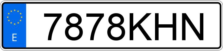 Numer rejestracyjny 7878KHN posiada SEAT ARONA