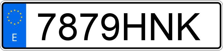 Numer rejestracyjny 7879HNK posiada DACIA SANDERO