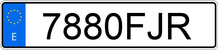 Numer rejestracyjny 7880FJR posiada BMW SERIE 5