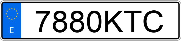 Numer rejestracyjny 7880KTC posiada JEEP WRANGLER Numer rejestracyjny 7880KTC posiada JEEP WRANGLER