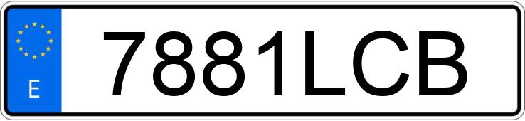 Numer rejestracyjny 7881LCB posiada AUDI Q2