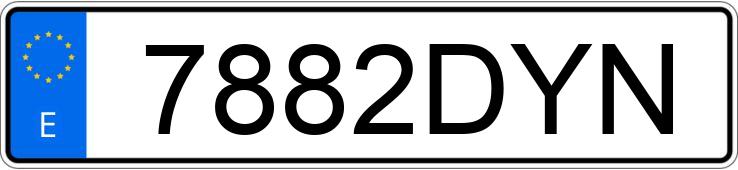 Numer rejestracyjny 7882DYN posiada LEXUS IS 220D