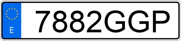 Numer rejestracyjny 7882GGP posiada CITROEN XSARA