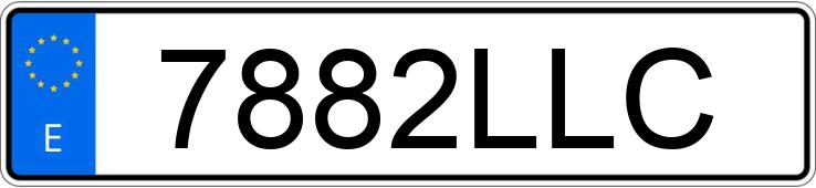 Numer rejestracyjny 7882LLC posiada KIA CEED