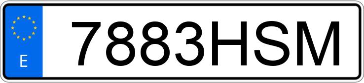 Numer rejestracyjny 7883HSM posiada HYUNDAI IX 20