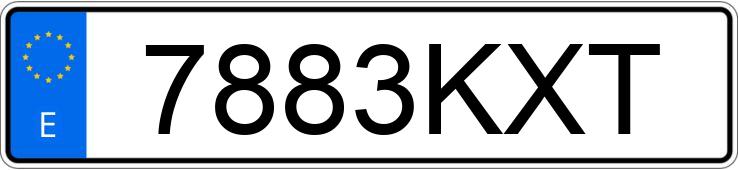 Numer rejestracyjny 7883KXT posiada PEUGEOT 3008