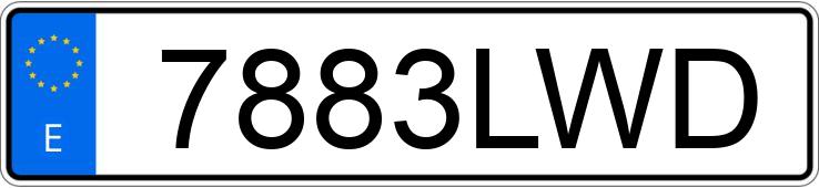 Numer rejestracyjny 7883LWD posiada LAND ROVER RANGE ROVER Numer rejestracyjny 7883LWD posiada LAND ROVER RANGE ROVER