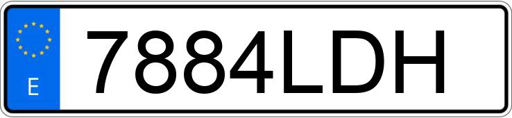 Numer rejestracyjny 7884LDH posiada PEUGEOT 2008