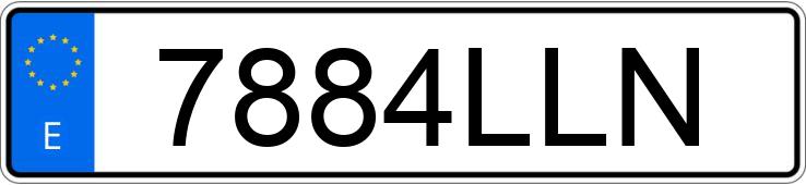 Numer rejestracyjny 7884LLN posiada RENAULT CAPTUR