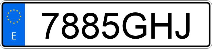 Numer rejestracyjny 7885GHJ posiada CITROEN JUMPY