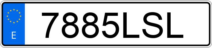 Numer rejestracyjny 7885LSL posiada MAZDA CX-3