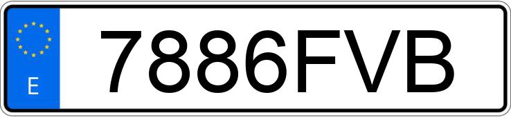 Numer rejestracyjny 7886FVB posiada AUDI A6