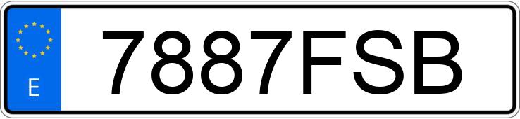 Numer rejestracyjny 7887FSB posiada VOLVO C30