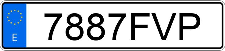 Numer rejestracyjny 7887FVP posiada MAZDA MAZDA3