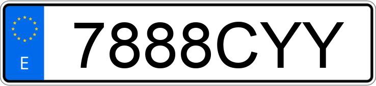 Numer rejestracyjny 7888CYY posiada FIAT PUNTO