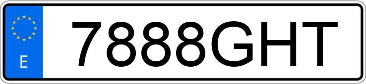 Numer rejestracyjny 7888GHT posiada TOYOTA FJ CRUISER