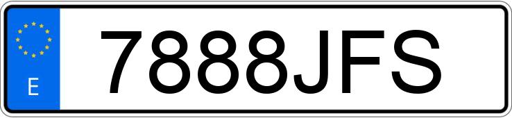 Numer rejestracyjny 7888JFS posiada AUDI A4