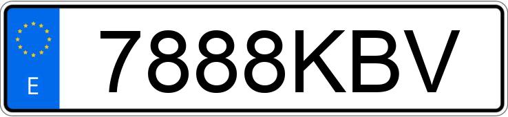 Numer rejestracyjny 7888KBV posiada PEUGEOT 308