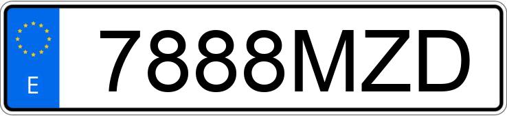 Numer rejestracyjny 7888MZD posiada AUDI Q5 SPORTBACK