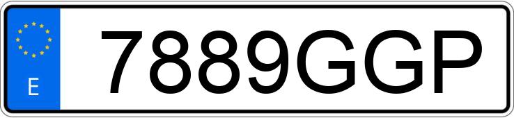 Numer rejestracyjny 7889GGP posiada BMW SERIE 3