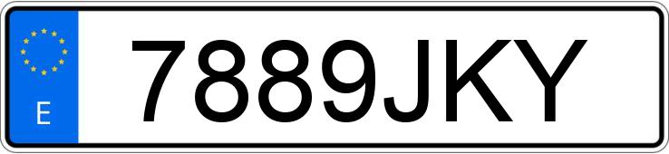 Numer rejestracyjny 7889JKY posiada NISSAN QASHQAI Numer rejestracyjny 7889JKY posiada NISSAN QASHQAI