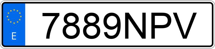 O número de registro 7889NPV tem PEUGEOT 5008