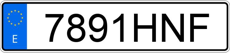 Numer rejestracyjny 7891HNF posiada PORSCHE PANAMERA