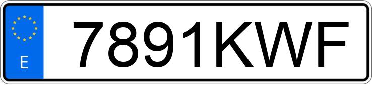 Numer rejestracyjny 7891KWF posiada AUDI Q3 Numer rejestracyjny 7891KWF posiada AUDI Q3