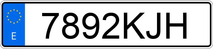 Numer rejestracyjny 7892KJH posiada VOLKSWAGEN POLO Numer rejestracyjny 7892KJH posiada VOLKSWAGEN POLO