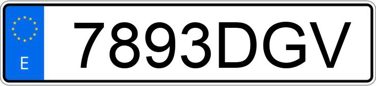 Numer rejestracyjny 7893DGV posiada OPEL CORSA